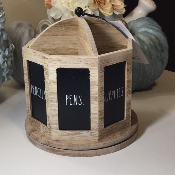 Rae Dunn Desk Carousel Organizer - Picture 4 of 5